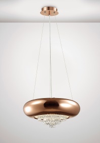 Phyllis Crystal Ceiling Lights Diyas Single Crystal Pendants Phyllis Crystal Ceiling Lights Diyas Single Crystal Pendants